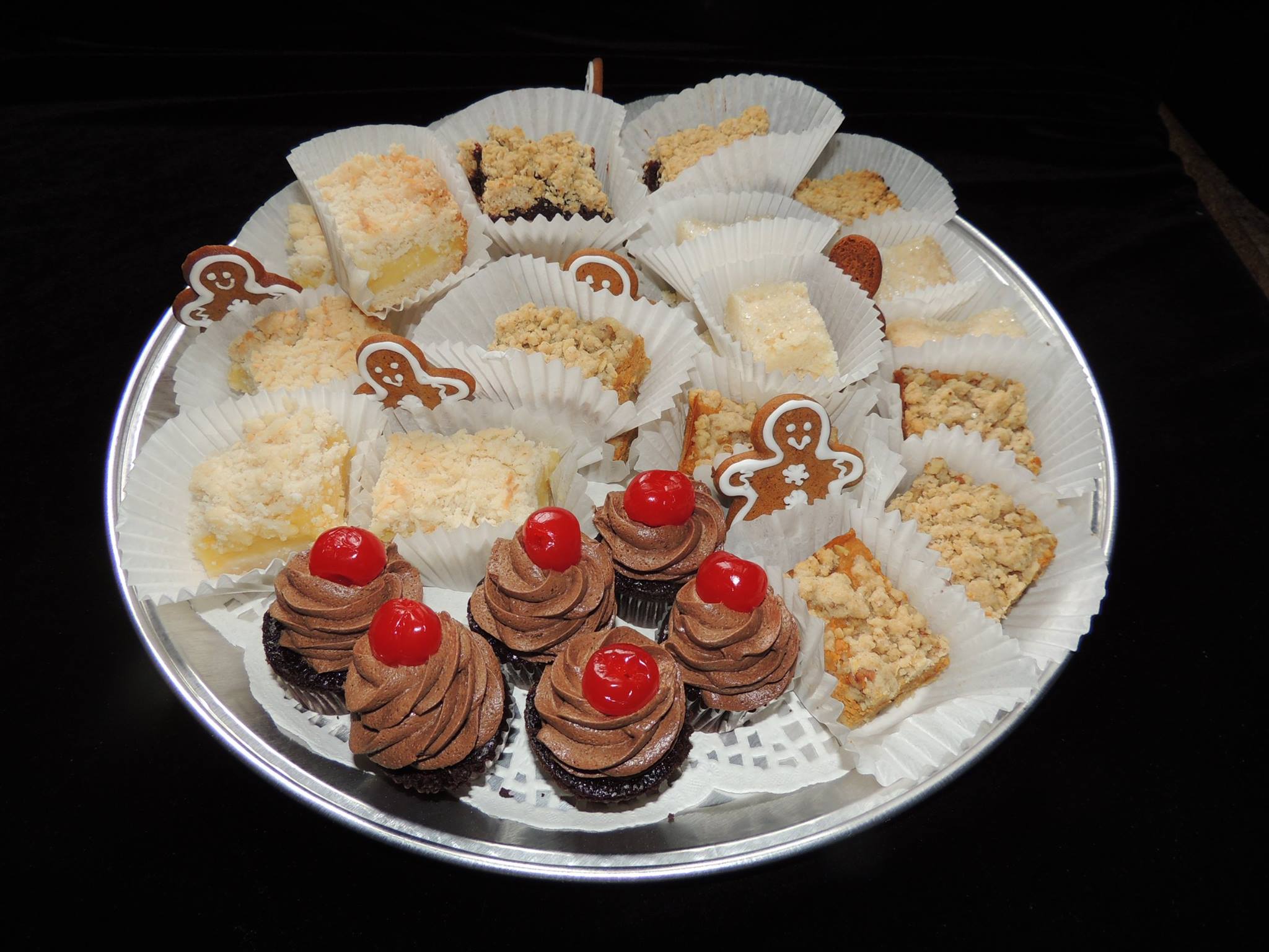Dessert Trays for Christmas baked from scratch at CK Spices, Coffee & Teas!