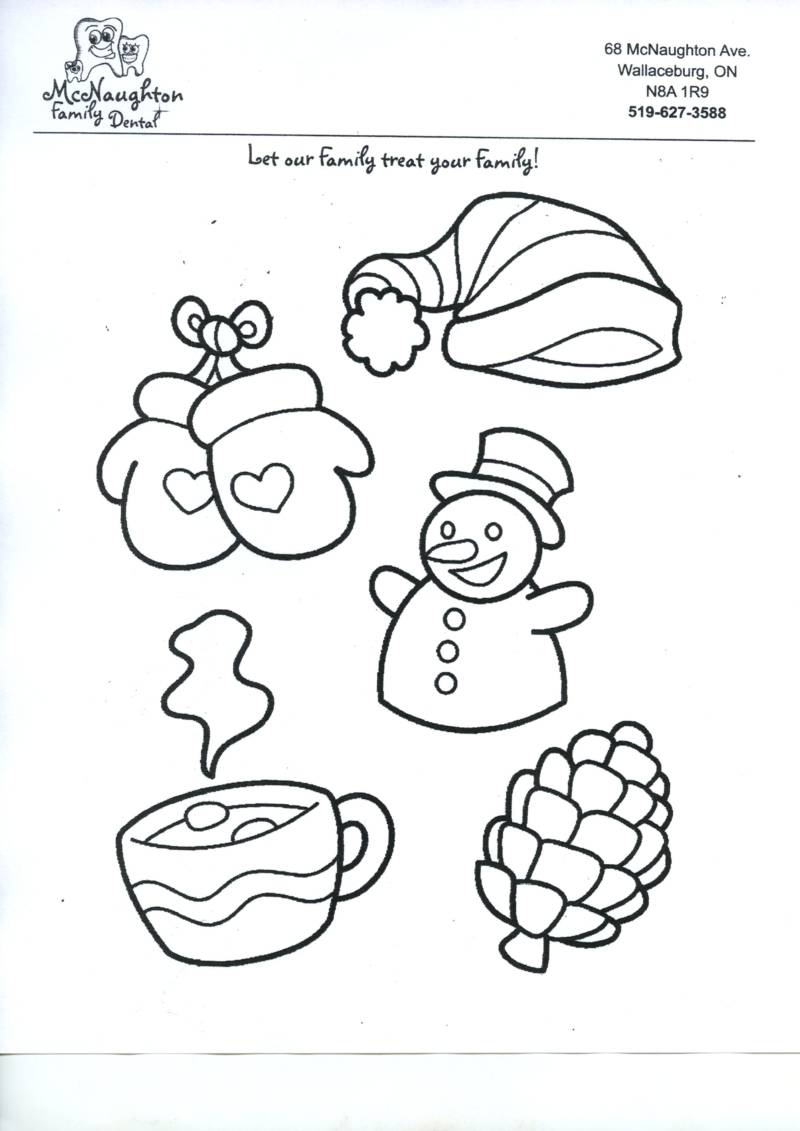 Christmas Colouring Contest at McNaughton Family Dental!