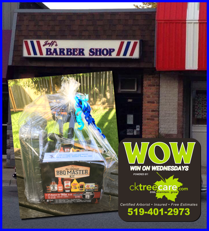 WOW! Win a 'Barbercue' prize pack from Jeff's Barber Shop!