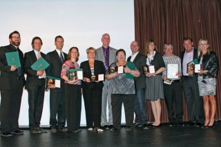 The 2013 Business Excellence Award winners - Photo courtesy of the Wallaceburg and District Chamber of Commerce