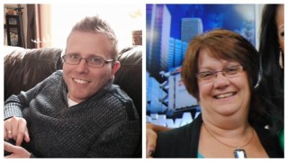 Nick Cadotte, left, and Karen Debergh