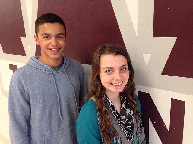 Shane Outridge and Emily Ross