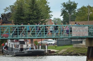 walking bridge - Lou Stonehouse