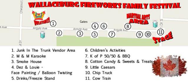 wallaceburg fireworks festival 2014