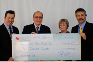 From left: Adam Watson, Leo Marenette, Laura Johnson, Robert Watson - Photo by Kellie Watson