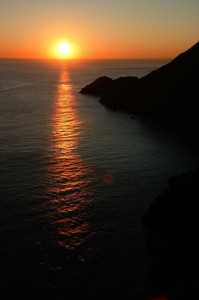 sun set