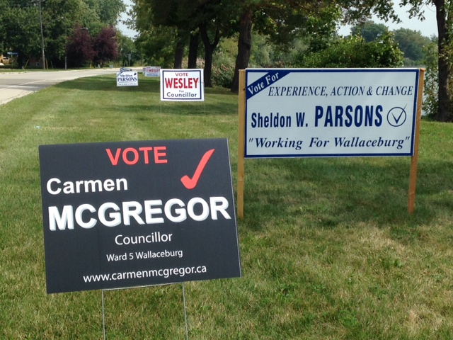 election 2014 chatham-kent wallaceburg mcgregor wesley parsons