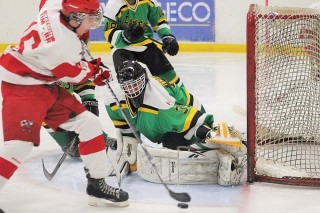 lakers jocelyn mclaughlin wallaceburg goalie save