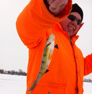 ice fishing season mitchells bay bill hall perch