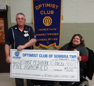 sombra optimists pillow case donation