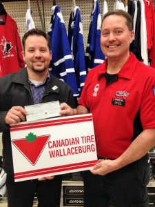 frank dymock canadian tire skate donations wallaceburg hockey