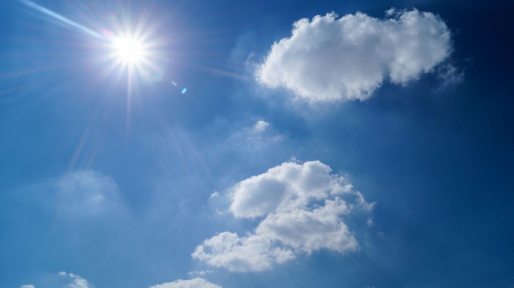sky-blue-sun-clouds