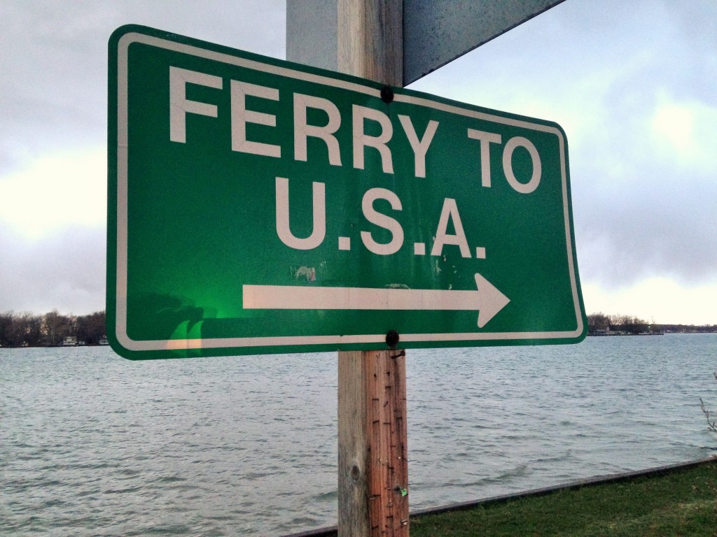 walpole-island-ferry-sign