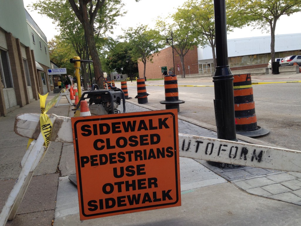 Downtown Wallaceburg Sidewalks Improved