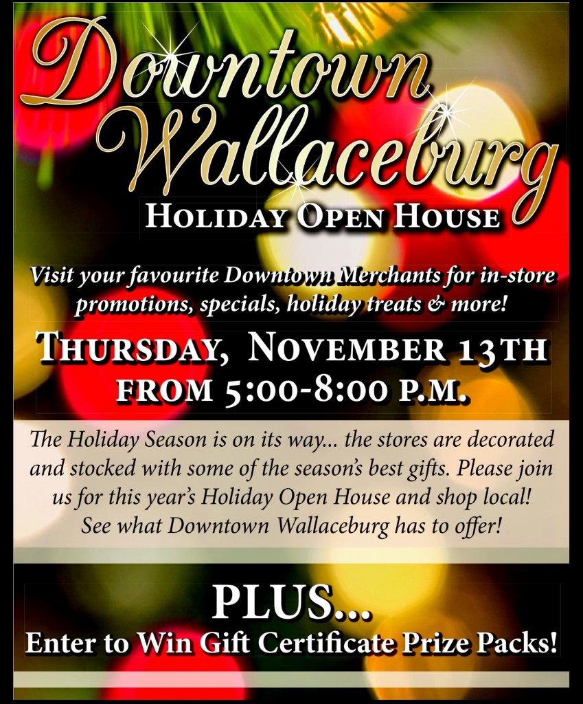 Downtown Wallaceburg Holiday Open House