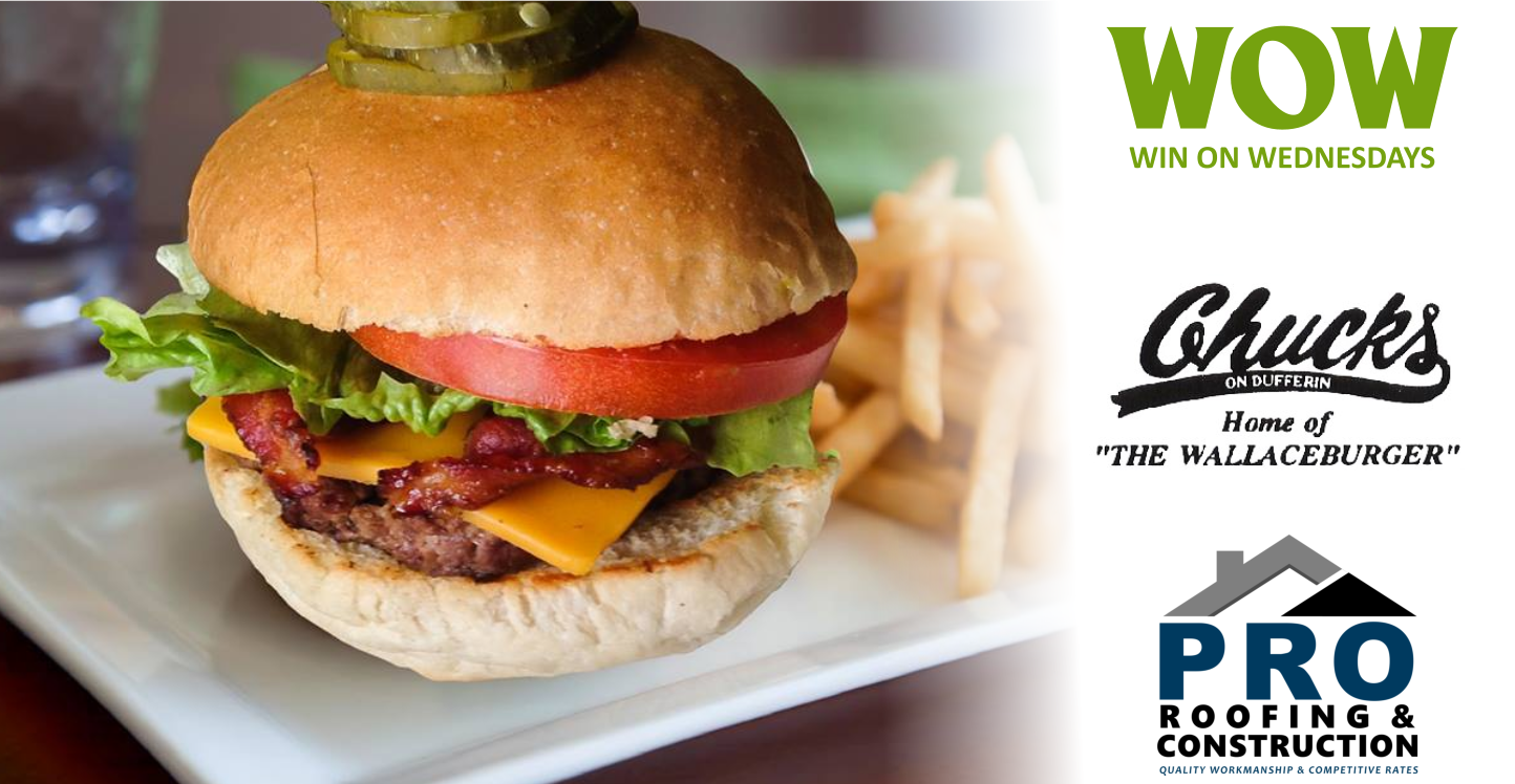 WOW! Win dinner for four at Chuck’s!