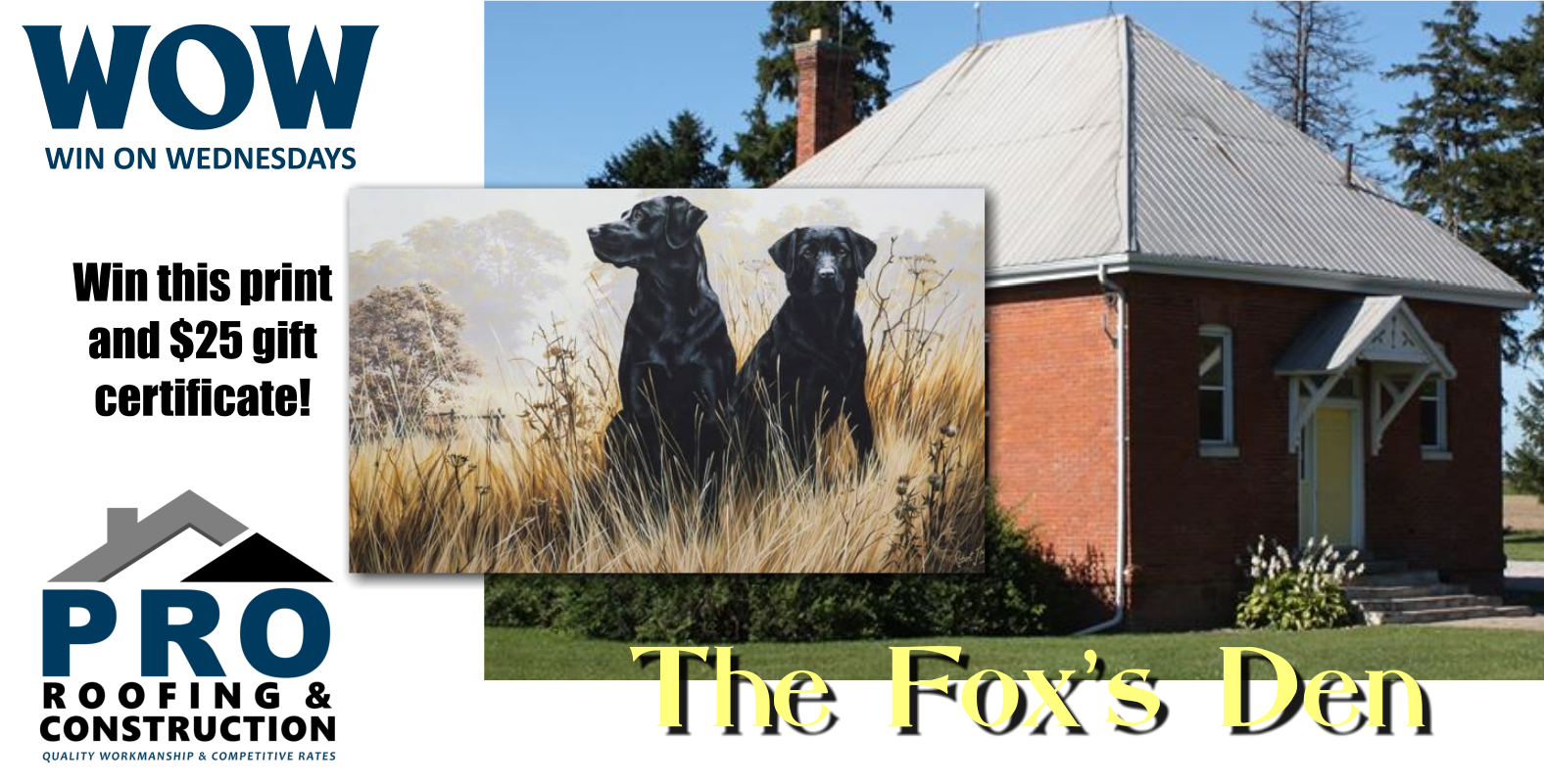 WOW! Win a beautiful print from The Fox’s Den!