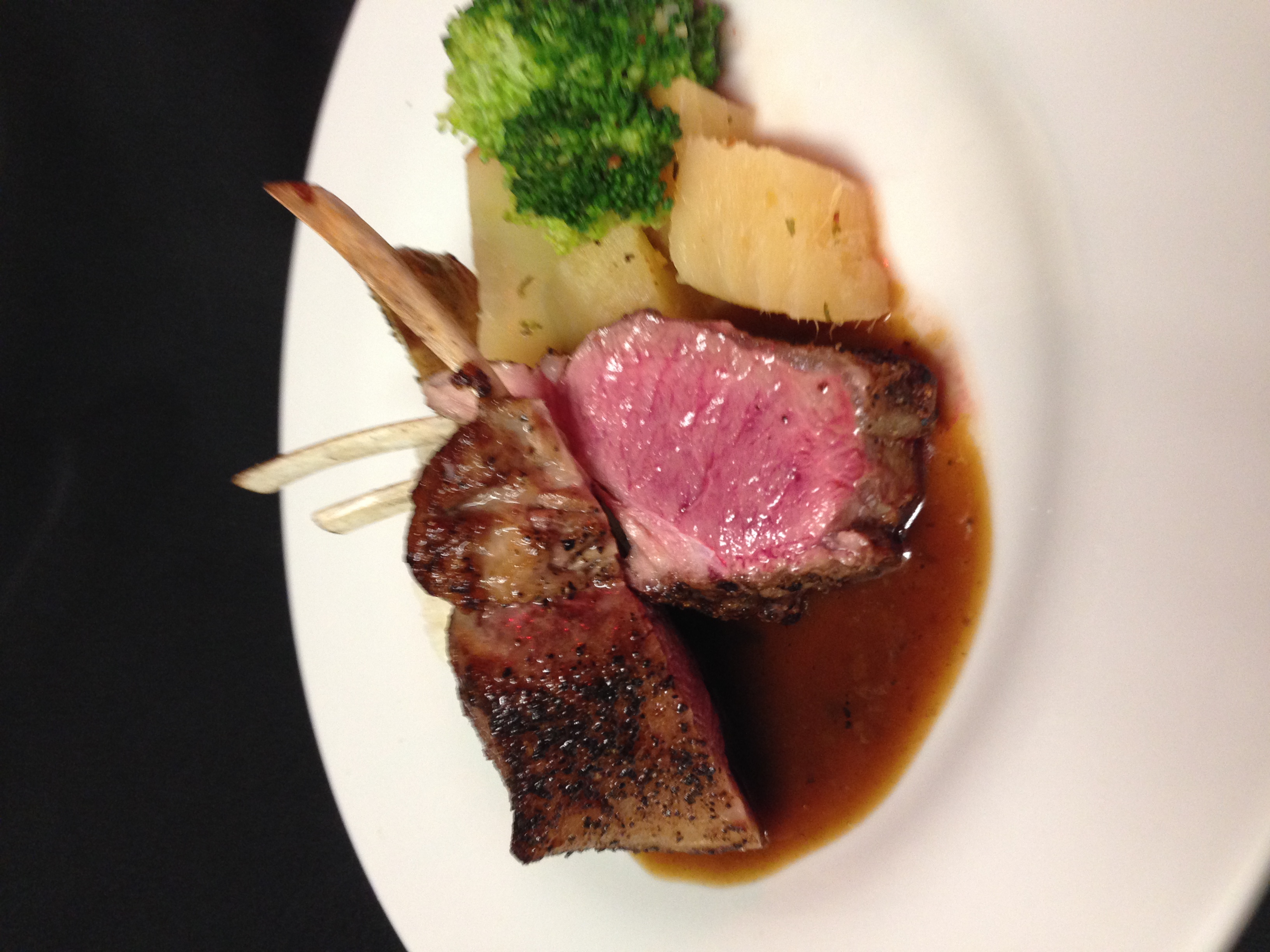 Rack of Lamb at the Eatery