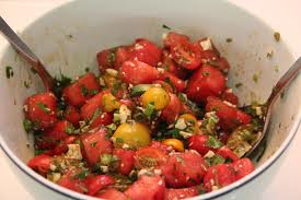 Tomato Watermelon Salad
