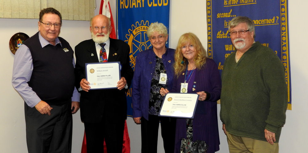 Rotary Foundation honours Wallaceburg Rotarians