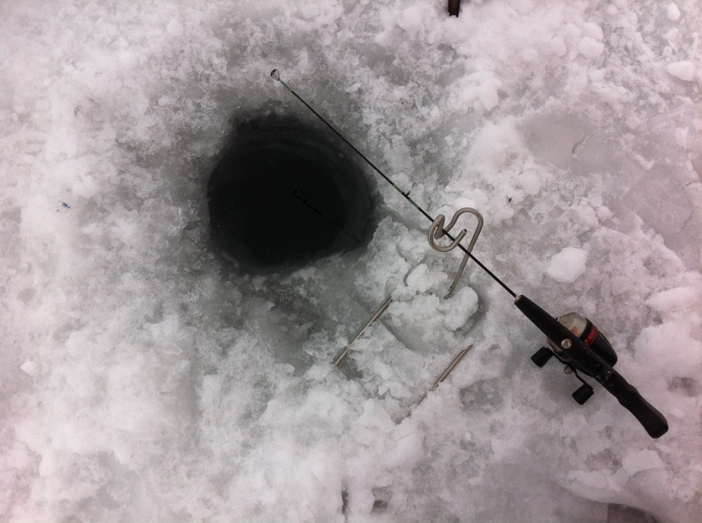 Ice fishing season begins at Mitchell's Bay