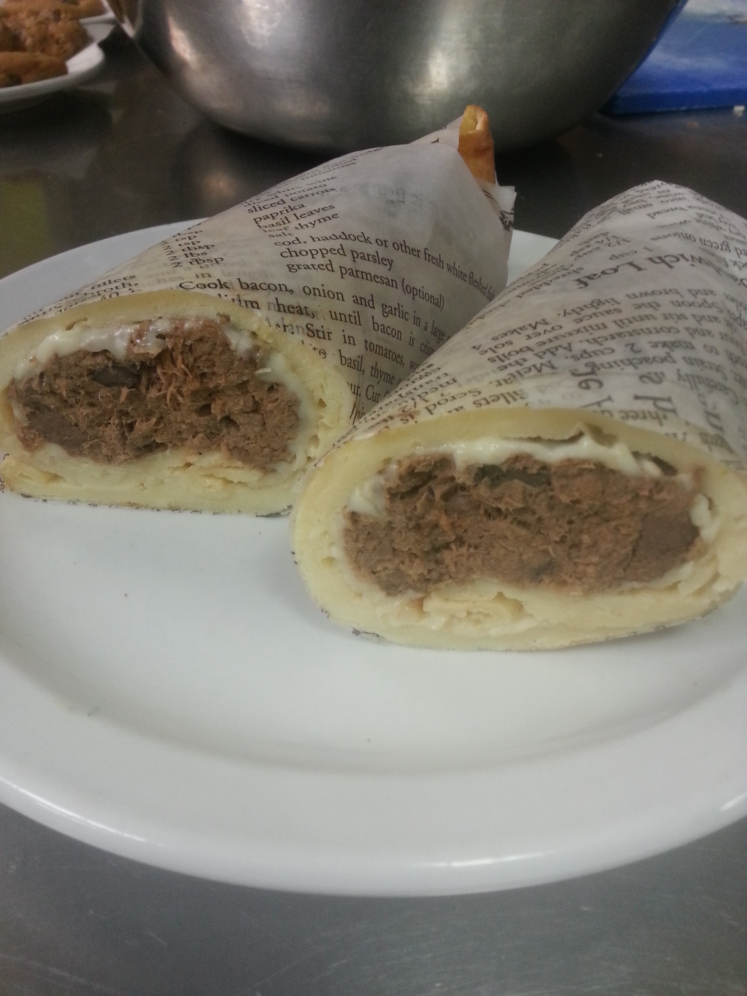Yorkshire Pudding Wrap at the Clubhouse