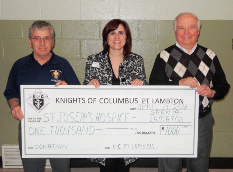 Port Lambton group donates to St. Joseph’s Hospice