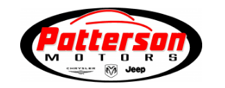 Take a test drive at Patterson Motors