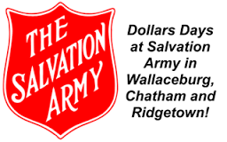 Dollar Days this Sept 1 and 2 at Salvation Army!