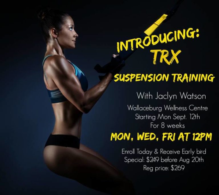 TRX Training at The Wallaceburg Wellness Centre
