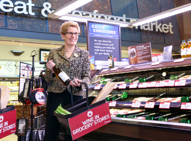 Wine set to be available in grocery stores