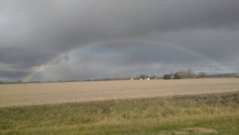 A beautiful rainbow near Dresden recently (Tami Schram)