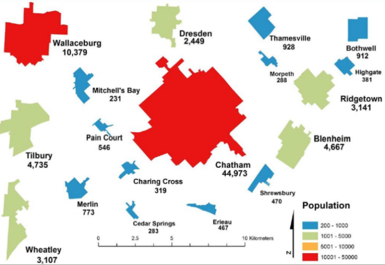 Dresden’s population rises, Wallaceburg’s falls slightly