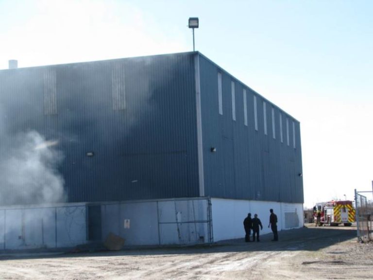Fire at Accurcast in Wallaceburg