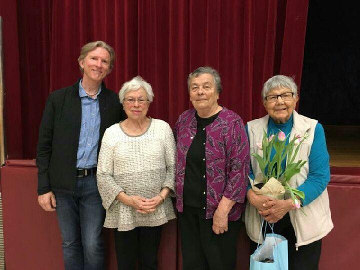 Film shown on Walpole, blood donor clinic, school consolidation
