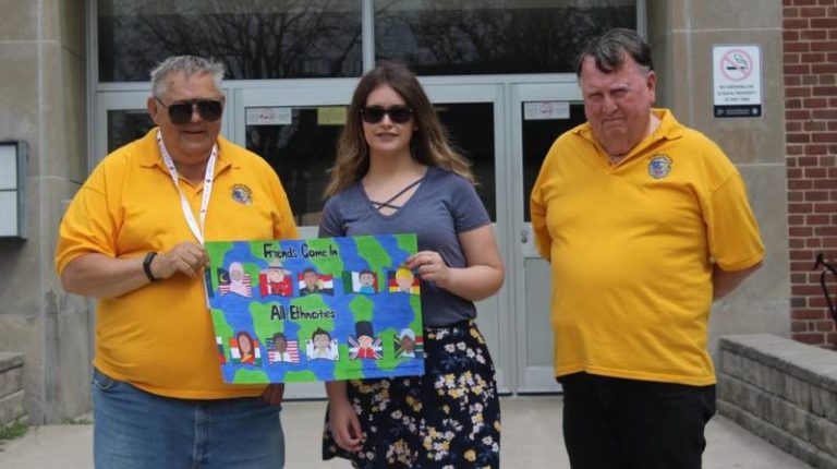 WDSS student competing in international poster contest