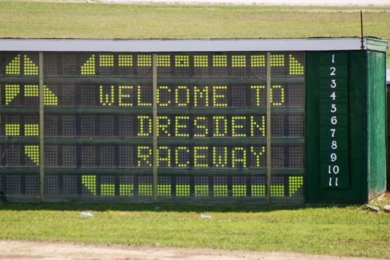Opening Day results at Dresden Raceway, baseball scores