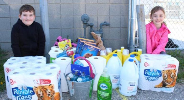 Holy Family students donate to Wallaceburg Animal Shelter
