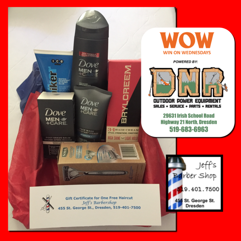 WOW! Win a prize pack from Jeff's Barber Shop!