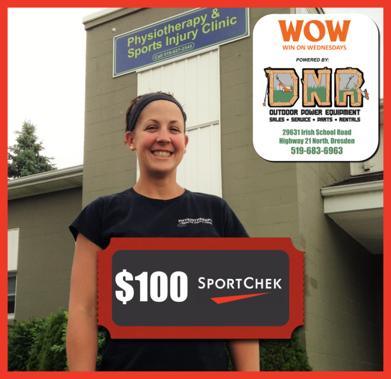 WOW! Win a 100 Sport Chek gift card!