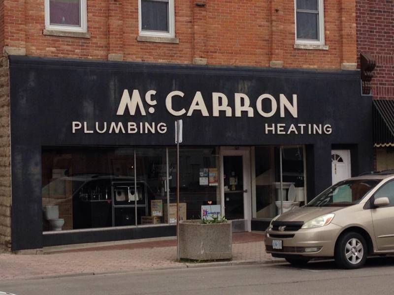 McCarron Heating and Plumbing 141 Nelson Street Wallaceburg.