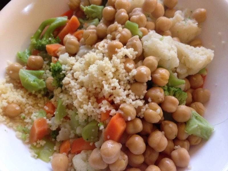 Couscous Chick Pea Salad