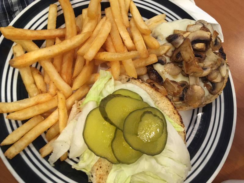 Mozzarella Mushroom Burgers