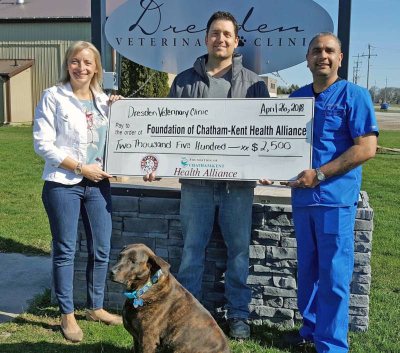 Dresden vet clinic supports 'The Final Push'