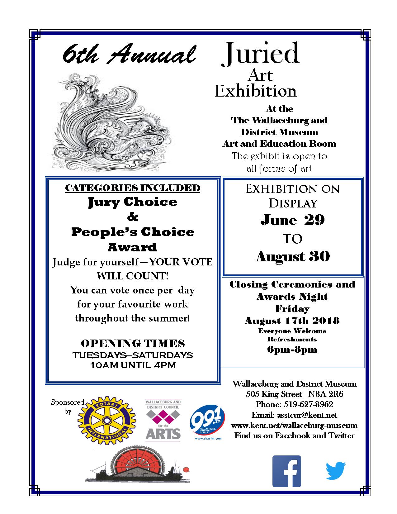 Juried Art Show Wallaceburg News Local news in Wallaceburg, Dresden