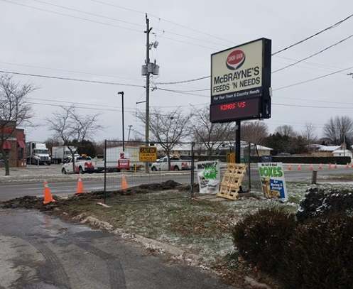 Don’t Mind the construction – We are Open at McBrayne’s Feed N Needs!