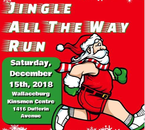 Jingle All the way run/walk is this Saturday – Dress in your favorite Christmas Gear!