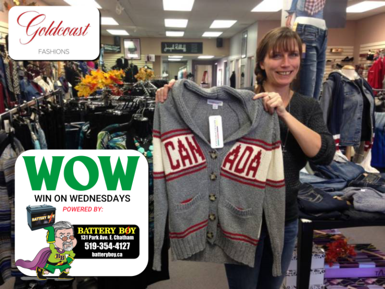 WOW! Win $100 to Goldcoast Fashions!