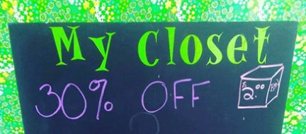 My Closet is having a 30% off Sale in Dresden!