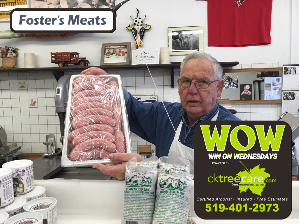WOW! Win a 100 freezer pack from Foster's Meats!
